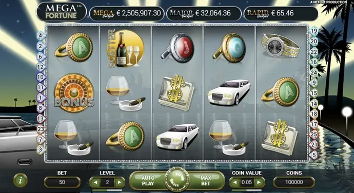 Mega Fortune at QBet Casino